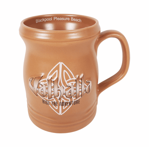 Collectable Blackpool Pleasure Beach Valhalla Water Ride the Adventure Ceramic Bar Tankard Viking