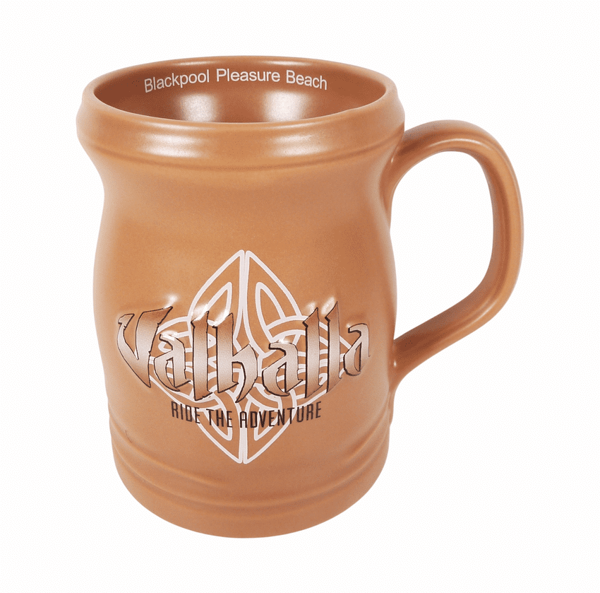 Collectable Blackpool Pleasure Beach Valhalla Water Ride the Adventure Ceramic Bar Tankard Viking