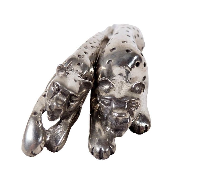 Diana Carmichael Pewter Tableware Edenvale South Africa Cheetah Cheese Knife & Planer