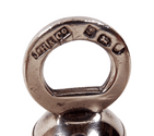 Hallmarked Sterling Silver Vintage J Hudson Co Birmingham Metropolitan  Whistle Made in England GSW