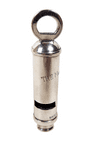 Hallmarked Sterling Silver Vintage J Hudson Co Birmingham Metropolitan  Whistle Made in England GSW