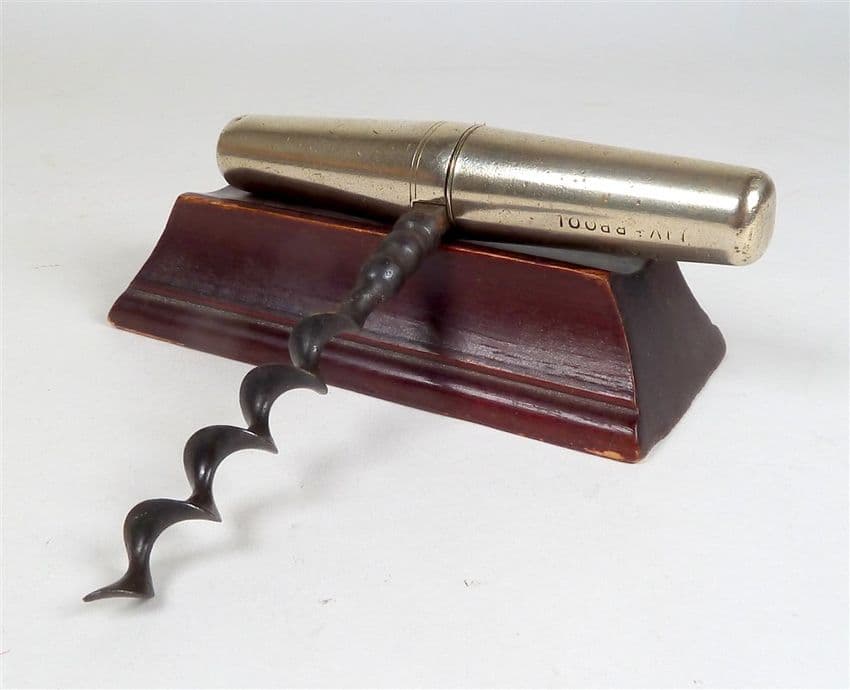 HTF Antique English Carr of Liverpool S Eddowes Roundlet Folding Pocket Corkscrew Circa 1880-90s