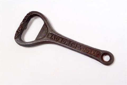 HTF Vintage 1923 Design Reg Cast Iron Crown Cork Bottle Opener Wadworth & Co Ltd Brewery Devizes