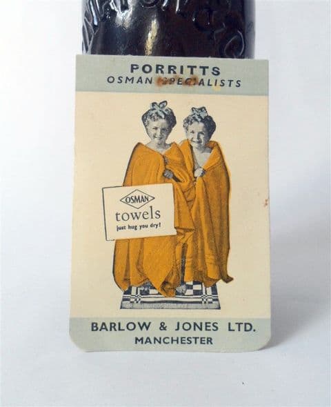 Vintage Advertising Safodik Leeds Leaf Soap Book Osman Towels Barlow & Jones Ltd Manchester 1954