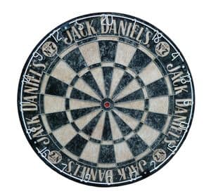 Jack Daniels Old No.7 Brand Tennessee Whiskey Dart Board Dartboard Pub Bar Home Advertising