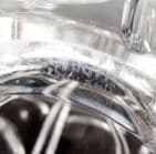 Large Vintage Crystal Glass Optic Barrel Vase John Luxton  for Stuart Glass Stourbridge Etched Mark