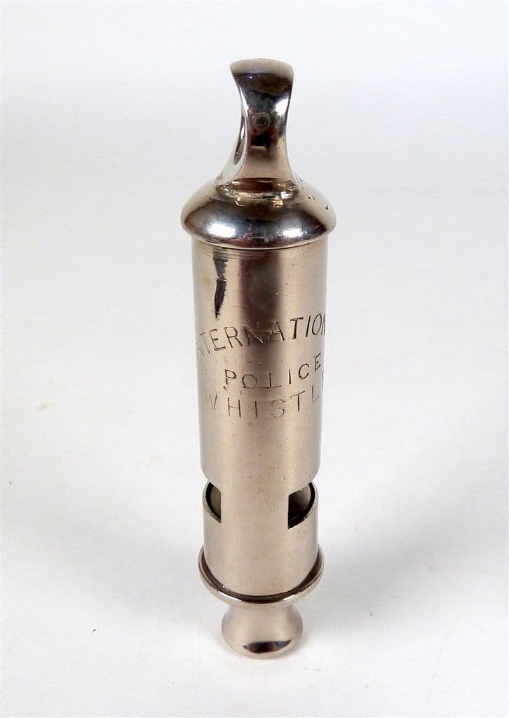 Original Antique GSW International Police Whistle William Dowler Birmingham Circa 1894