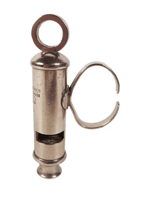 Original Vintage J Hudson Birmingham 1942 GSW Cavalry Officers Whistle Military WW2 Horse Back Burma