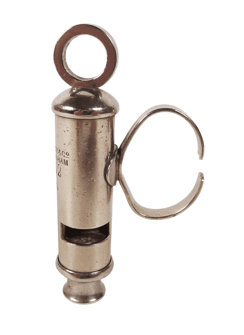 Original Vintage J Hudson Birmingham 1942 GSW Cavalry Officers Whistle Military WW2 Horse Back Burma
