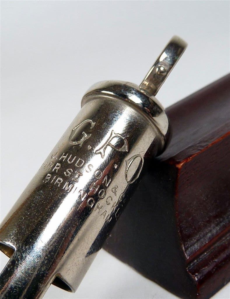J Hudson PORTER SPECIALIST WHISTLES Collection of military