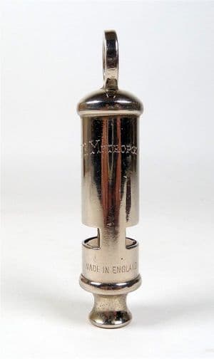 Original Vintage J Hudson & Co Birmingham Metropolitan Whistle Made in England 1960 GSW