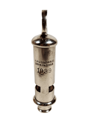 Original Vintage Military WW2 1939 J Hudson Co Birmingham GSW Whistle War