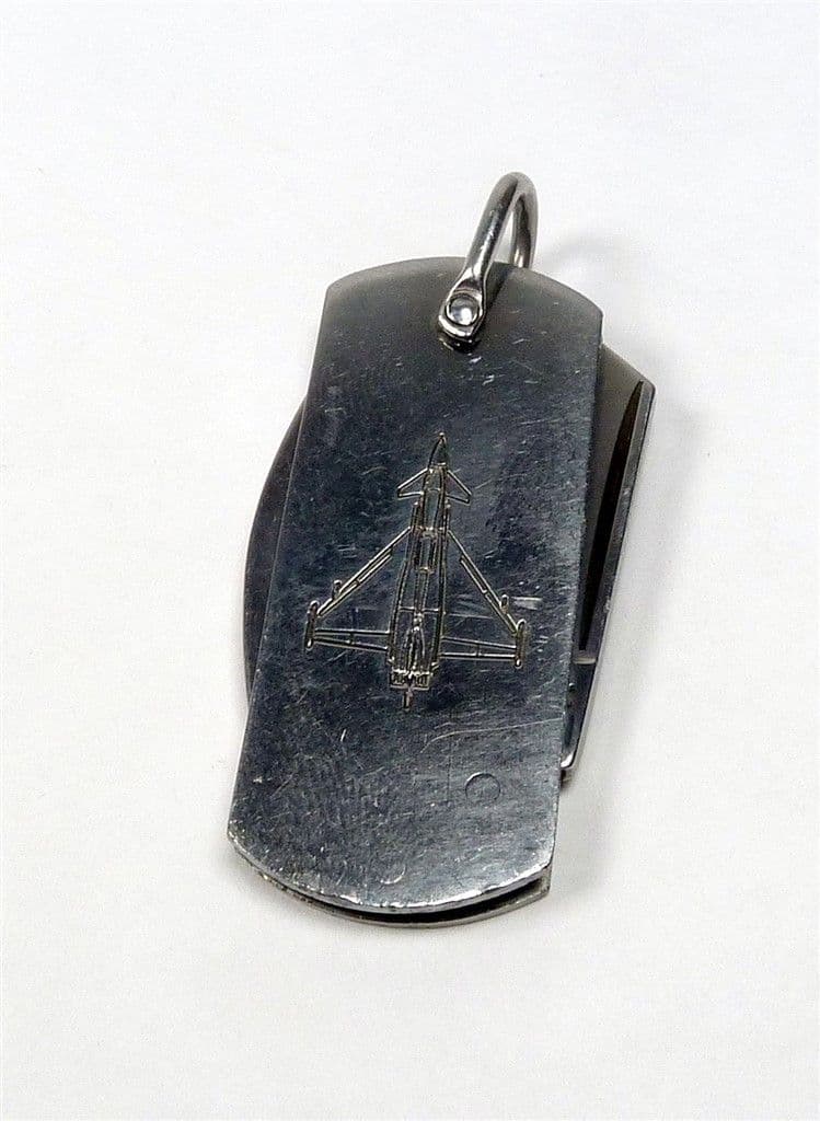 Post Vintage Eurofighter Typhoon Fighter Aircraft Plane Sheffield