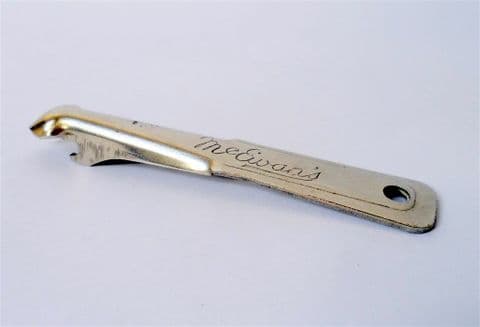 Rare Vintage McEwans Cap Lifter Bottle Opener M F R Ltd Bletchley England 1920s 1930s Edinburgh Scotland (1)