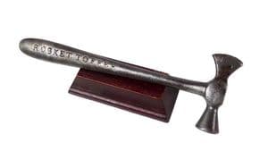 Scarce Antique Advertising Large Metal Toffee Hammer Axe Breaker 1920s ROCKET TOFFEE