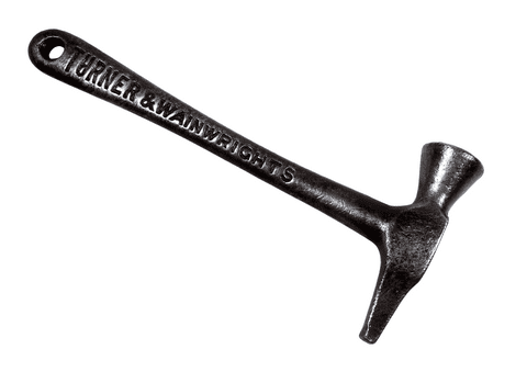 Scarce Antique Advertising Large Metal Toffee Hammer Axe Breaker Turner & Wainwrights Brighouse