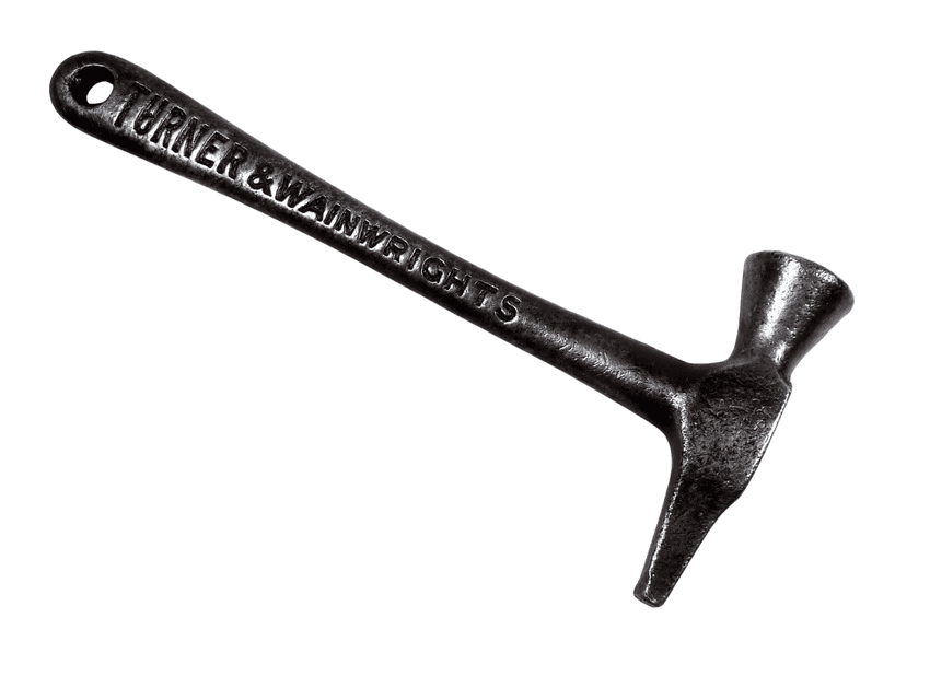 Scarce Antique Advertising Large Metal Toffee Hammer Axe Breaker Turner & Wainwrights Brighouse