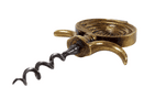 Scarce Antique Brass Brown's Chester Crypts Advertising 2 Finger Pull Corkscrew Reg No 1920/30s