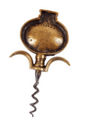 Scarce Antique Brass Brown's Chester Crypts Advertising 2 Finger Pull Corkscrew Reg No 1920/30s