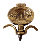 Scarce Antique Brass Brown's Chester Crypts Advertising 2 Finger Pull Corkscrew Reg No 1920/30s