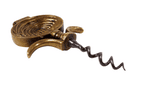 Scarce Antique Brass Brown's Chester Crypts Advertising 2 Finger Pull Corkscrew Reg No 1920/30s