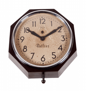 Scarce Antique Butlins Wall Clock Smiths Cricklewood London English Art Deco SecTric Bakelite