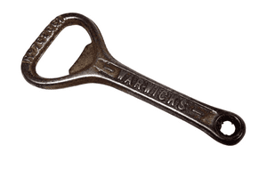 Scarce Antique Cast Iron Crown Cork Bottle Opener Warwicks Brewery Newark 1923 Design Reg