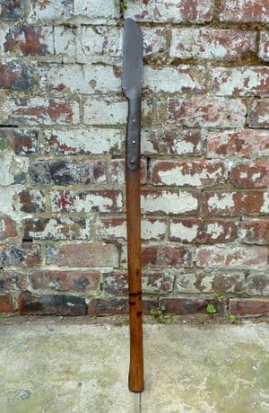Scarce Antique Garden Tool Long Handled T Blackburn Preston Hedge Slasher Farming Agricultural