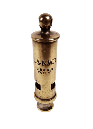 Scarce Antique J H & Co's Patent Hudson Birmingham L&NWR London & North West Railway Whistle 1910s