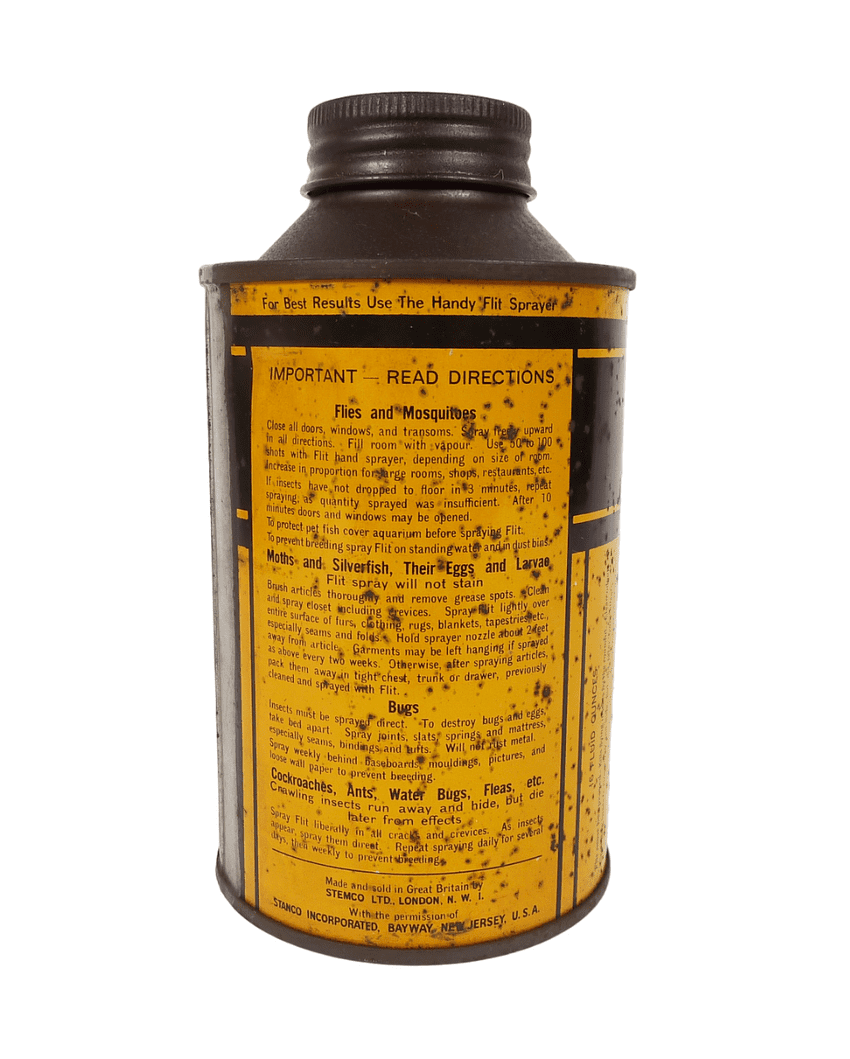 Scarce Antique Round 16 fl oz Stanco New Jersey Flit DDT Spray ...