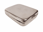 Scarce Antique Vesta Nickel Silver Plated Match Book Holder Advertising Davis Theatre Croydon 1930s