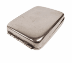 Scarce Antique Vesta Nickel Silver Plated Match Book Holder Advertising Davis Theatre Croydon 1930s