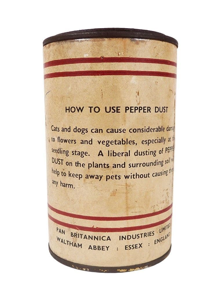 Scarce Vintage Horticultural Tin PBI Pepper Dust c/w Contents Garden ...
