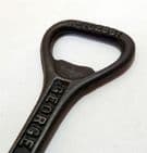 HTF Vintage 1923 Registered Design Cast Iron Crown Cork Bottle Opener George Street Bury Brewery
