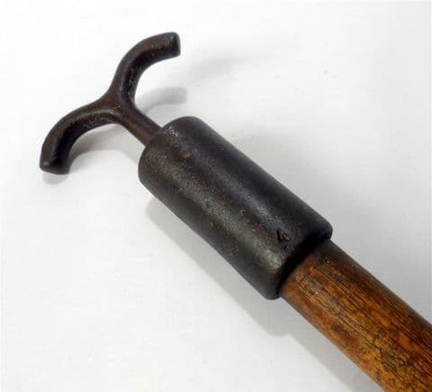 Unusual Antique Vintage Mooring Boat Pole Double Hook Circa 1930s Classic Nautical Maritime Window?