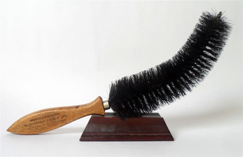 Unusual Vintage Advertising  Wood Shoe Boot Brush Jacksons Limited Hat Boot Specialists Branches Ev