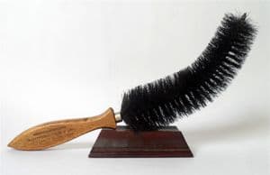 Unusual Vintage Advertising Wood Shoe Boot Brush Jacksons Limited Hat Boot Specialists Branches Ev