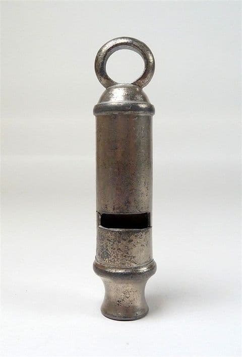 Unusual Vintage General Service Whistle Circa 1950s Tubular Police Metal Type German? Calura?