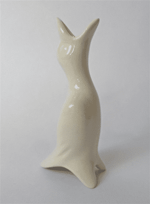 Unusual Vintage Kitchen Baking White Wide Mouthed Duck Pie Funnel 1980s Bird Vent