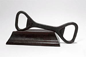 Very Scarce Antique Double Ended Cast Iron Crown Cork Bottle Opener Reg Des No. 746523 1929