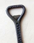 Vintage 1923 Registered Design Cast Iron Crown Cork Bottle Opener Manchester City Dairies #Milk