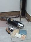 Vintage 1927 Model XI Electrolux Suction Vacuum Cleaner in Pine Chest Box (Complete Kit)