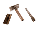 Vintage 1933 No.77 Gillette British Patent 363892 3 Piece Safety Razor Made in England Bakelite Case