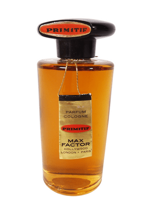 Vintage 1960s Ladies Perfume Max Factor Primitif Parfum Cologne 57cc 57ml Original Label No Box