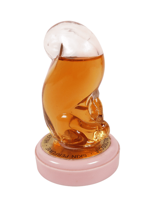Vintage 1960s Ladies Skin Perfume Helena Rubinstein Apple Blossom Figural Squirrel Bottle Mini