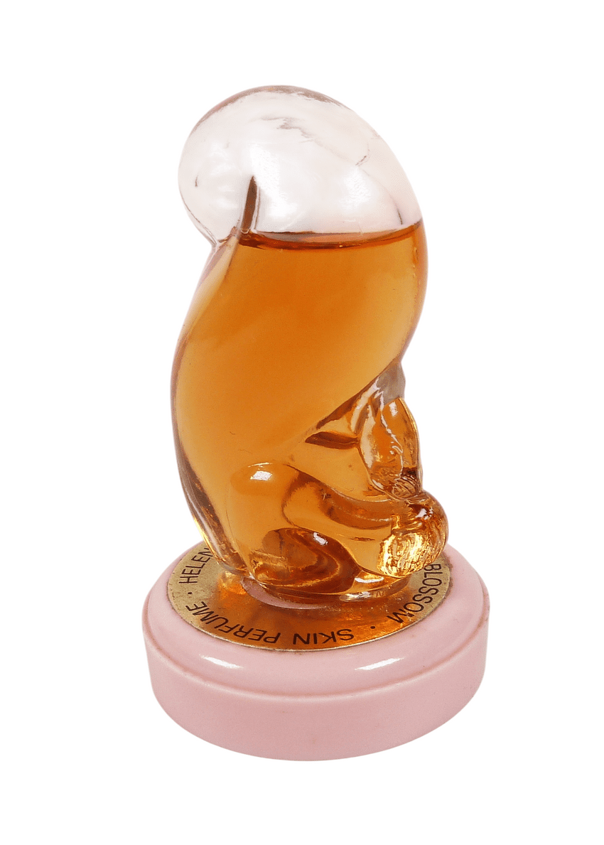 Vintage 1960s Ladies Skin Perfume Helena Rubinstein Apple Blossom Figural Squirrel Bottle Mini
