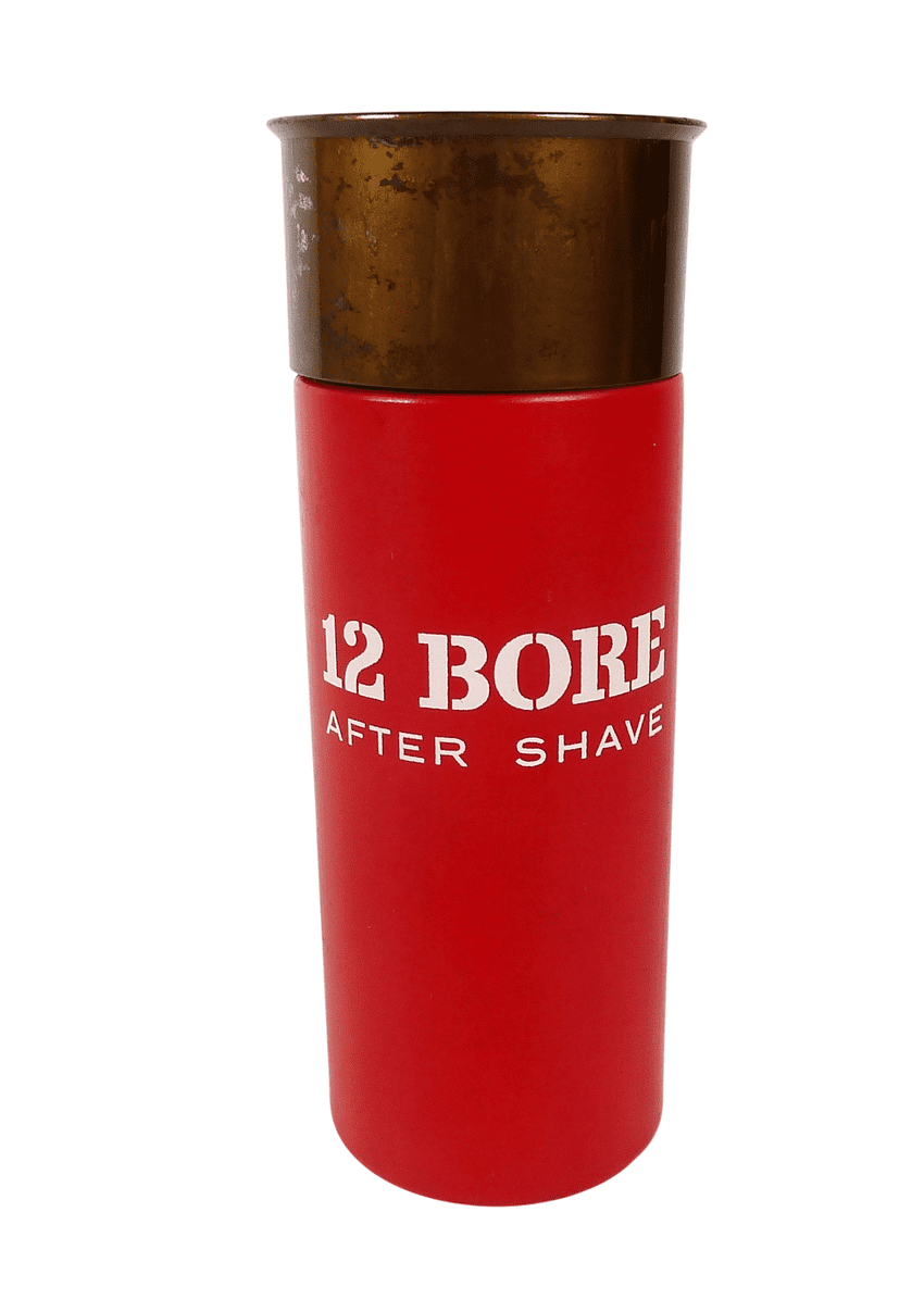 Vintage 1960s Mens After Shave Phillips Scott & Turner 12 Bore Gun Cartridge Container 112cc 112ml