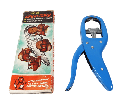 Vintage 1977 3 in 1 Crackerjack Nut Ice Lobster Nutcrackers C.L. Rimes Arthritis Rheumatism Blue
