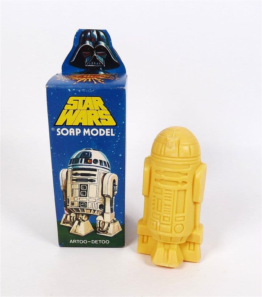 Vintage 1977 Boxed Cliro Perfumeries Star Wars Artoo-Detoo R2-D2 Novelty Model Soap 98g Unused