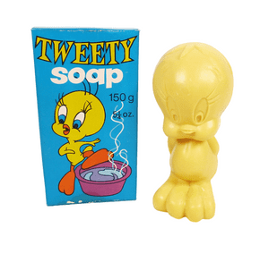 Vintage 1977 Boxed J Grossmith Warner Bros Tweety Pie Novelty Figural Soap 150g Unused